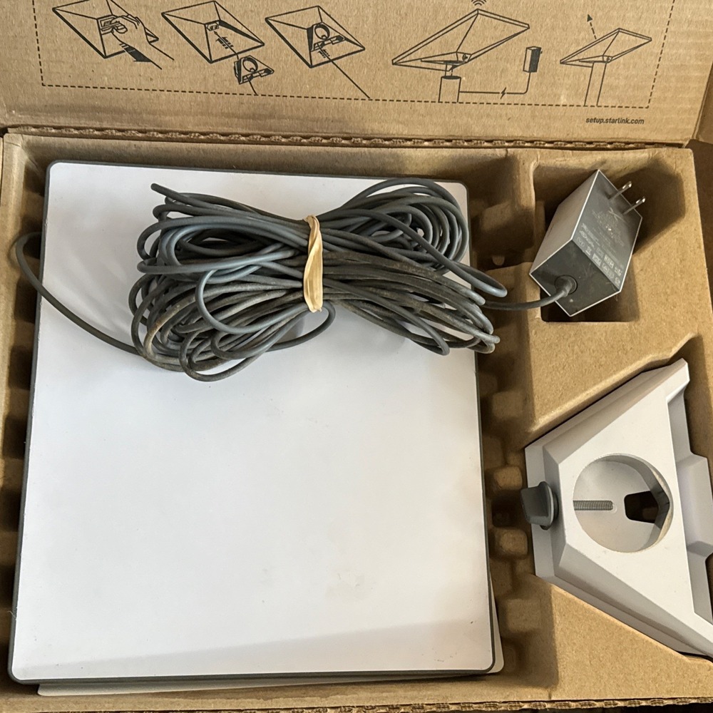 SpaceX Starlink Mini Kit includes accessories- 100% Works READ